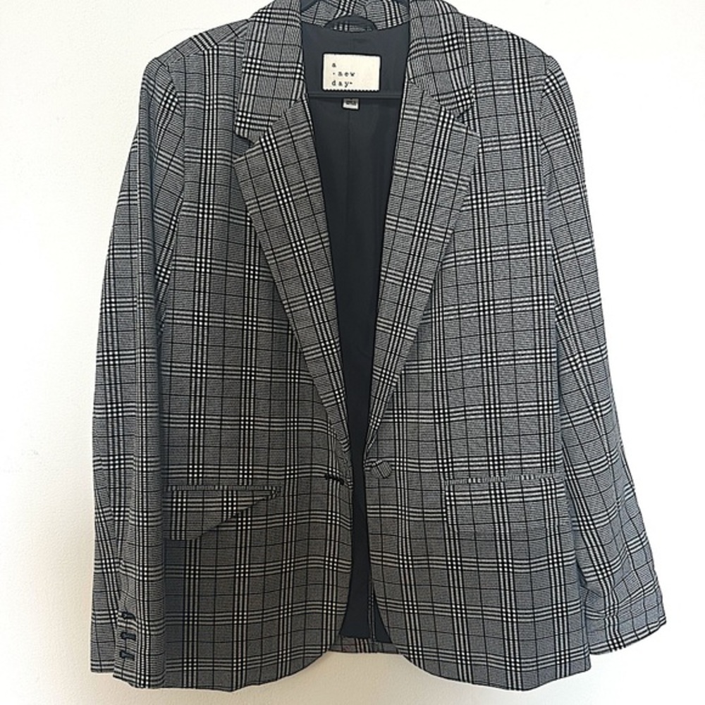 a new day Women's Houndstooth Blazer